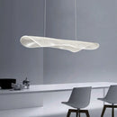Axyaa Modern Arc Acrylic LED Pendant Chandeliers for Home Decoration