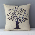 Axyaa Trees Printed Cozy Cushion for Living Room - Home Decor Pillowcase 45x45cm