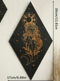 Axyaa Wooden Butterfly Wall Decor - Boho Witchy Home Pediments for Bedroom Decor
