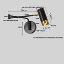 Axyaa Rotatable LED Swing Arm Wall Lights for Home Decor & Lighting