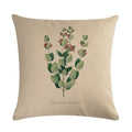 Axyaa Plant Print Embrace Pillowcase 45*45cm