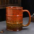 Axyaa 500ml Oil Barrel Ceramic Glaze Coffee Mug - Novelty Gift