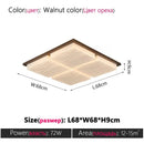 Axyaa Walnut Ceiling Light - French Retro Design for Living Room, Bedroom, Dining Room