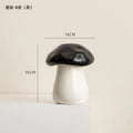 Axyaa Mushroom Shape Ceramic Flower Vase | Handmade Hydroponic Home Decor