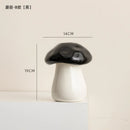 Axyaa Mushroom Shape Ceramic Flower Vase | Handmade Hydroponic Home Decor