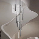 Axyaa Staircase Chandeliers: Modern LED Pendant Light Lamps for Living Room