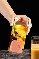 Axyaa Heat-Resistant Colorful Glass Coffee Mug for Drinkware