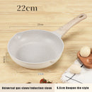 Axyaa Ceramic Non-Stick Wok Pan for Induction and Gas Stoves