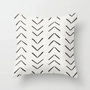 Pink Geometric Pillowcases for Living Room Sofa Decor by Axyaa