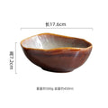 Axyaa Flame-Killed Ceramic Soup Pasta Salad Serving Bowls Set