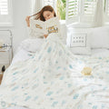 Axyaa Bamboo Fiber Summer Cool Quilt Blanket Single Thin Nap Air Conditioner Blanket