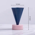 Axyaa Geometric Triangle Flower Vase Home Decoration Arrangement Accessories - Creative Metallic Finish