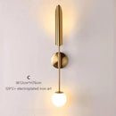 Axyaa Postmodern Metal Wall Lamp for Aisle, Staircase, Living Room, Bedroom and Bedside