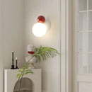 Axyaa Modern Nordic Wall Lamp Cream Style LED Lights Children's Room Decor