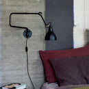 Axyaa Rotatable Vintage Wall Sconce with Black Lampshade
