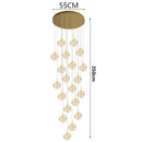 Axyaa Nordic Stair Chandelier Pendant Lights for Living, Bedroom, and Dining Room