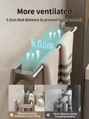 Axyaa Bathroom Towel Bar/Hook/Rack Set for Easy Installation and Organization