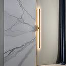 Axyaa Golden Tube Wall Sconce Lamp for Bedroom Corridors Staircases Hallways