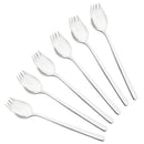 Axyaa Stainless Steel Dessert Fork and Spoon Set