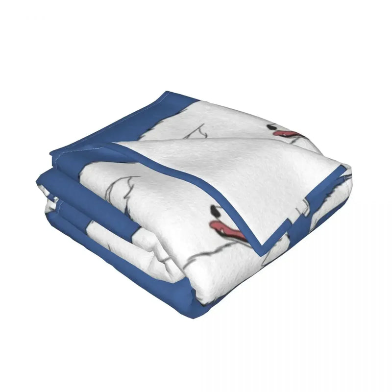 Borzoi Halloween Throw Blanket by Axyaa