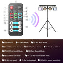 Axyaa RGBW LED Par Lights with Carry Bag for Concerts and Events