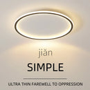 Axyaa Ultrathin LED Ceiling Lamp - Modern Bedroom Chandelier & Living Room Lighting