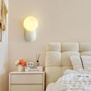 Axya Milk Bean Glass Wall Lamp for Bedroom Study Hallway Living Room
