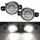 Axyaa LED Fog Lamps for Nissan Vehicles - Super Bright Foglights and DRL