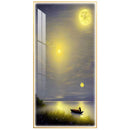 Axyaa Light Luxury LED Landscape Mural Lamp for Grand Entrance Decoration
