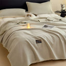 Axyaa Plush Flannel Queen Size Blanket for Sofa Bed All-Season Warmth