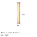 Axyaa Marble Wall Lamp Gold Black Metal Base for Home Hotel Lighting