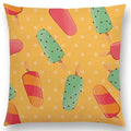 Axyaa Chocolate Candy Donuts Ice Cream Cushion Cover Party Throw Pillow Case