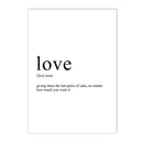 Nordic Love Life Quote Canvas Painting Wall Art for Living Room by Axyaa