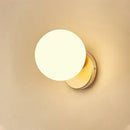 Axyaa Glass Ball Wall Lamp for Indoor Lighting in Bedroom Living Room Aisle Corridor
