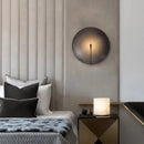 Axyaa Round Distressed Art Wall Lamp - Minimalist Style for Living Room and Bedroom