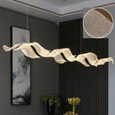 Axyaa Nordic Wave LED Pendant Chandelier for Dining Room and Bar Decor