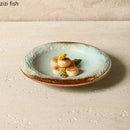 Axyaa Stone Pattern Ceramic Plate Set