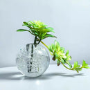 Axyaa Crystal Bubble Ball Vase Desk Decoration Artificial Flower Arrangement Room Decor