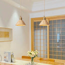 Axyaa Scandinavian White Oak Dining Table LED Pendent Lamps Bedside Retro Home Decoration