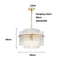 Axyaa Grand Hotel Crystal Pendant Light