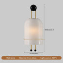 Axyaa Glass Pendant Light for Bedroom Dining Room Study Decor