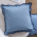 Axyaa 45x45 Blue Nordic Style Cushion Cover for Living Room Sofa
