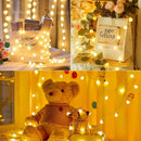 Axyaa Battery Power LED Ball Garland Lights: Perfect for Bedroom, Wedding, Camping Decor