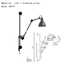 Axyaa Rotatable Wall Sconce Lamp in Various Colors