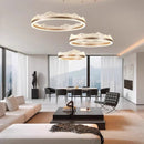 Axyaa Modern Living Room LED Chandeliers Hanging Ceiling Lamp Indoor Lighting