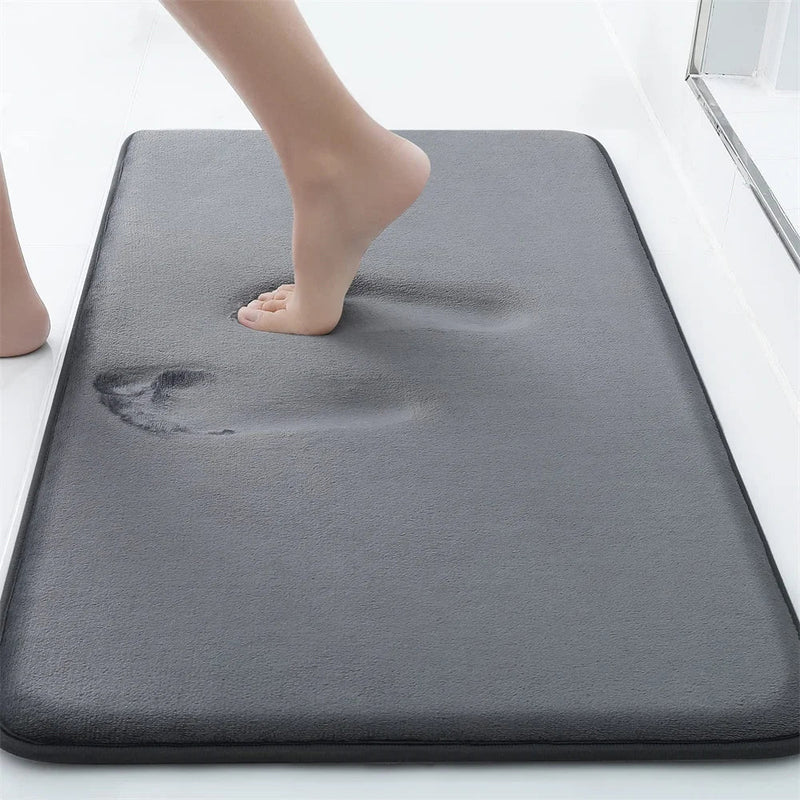 Axyaa Soft Memory Foam Bathroom Mat - Non-slip Absorbent Washable Rug