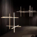 Axyaa Minimalist Villa Living Room LED Chandelier Staircase Lamp