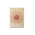 Bohemian Green Moon Sun Canvas Prints by Axyaa - Modern Minimalist Wall Art for Home Decor