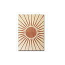 Bohemian Green Moon Sun Canvas Prints by Axyaa - Modern Minimalist Wall Art for Home Decor