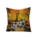 Axyaa Maple Leaf Sunflower Pillowcase for Living Room Bedroom Decor, 45*45cm